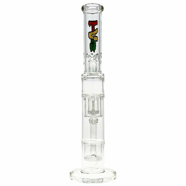 Shop TAG 19” Double Interior Showerhead Perc Bong in australian