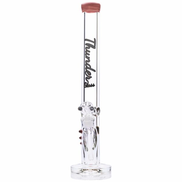 Shop Thunder Glass 9mm Thick Straight Tube Bong in australian