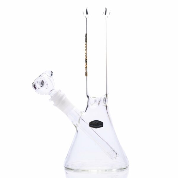 Shop Thunder Glass 5mm Thick 10” Glass Beaker Bong in australian