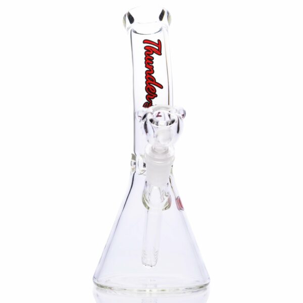 Shop Thunder Glass 5mm Thick 10” Glass Beaker Bong in australian