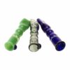 Shop Blazing Blue Glass Honeycomb Screen Chillum Pipe in australian