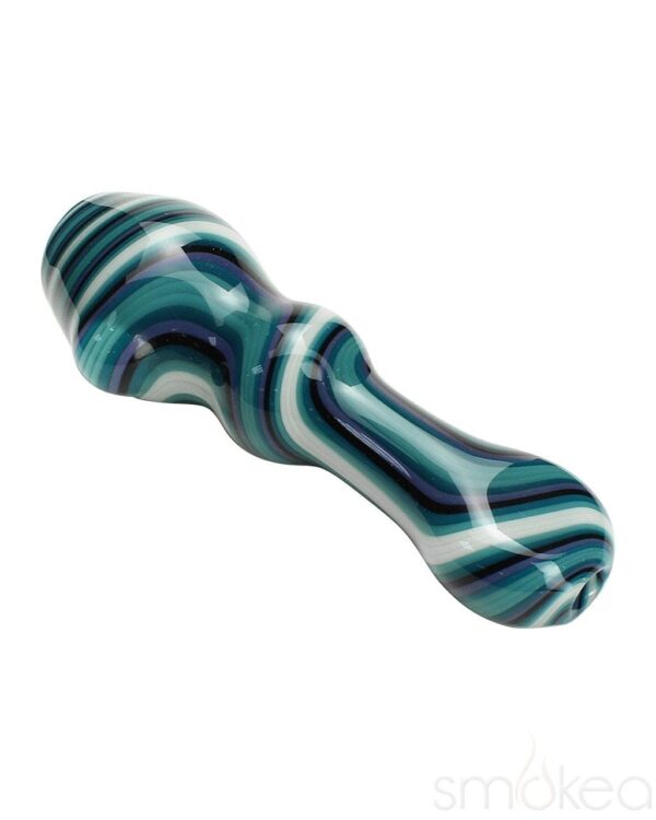 Shop Blazing Blue Glass Line Honeycomb Screen Chillum in australian