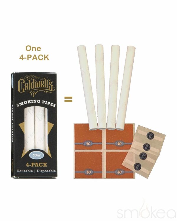 Shop Caldwell's Disposable One Hitter Pipe (4-Pack) in australian