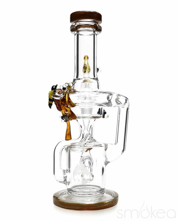 Shop Empire Glassworks Mini Save the Bees Recycler Rig in australian