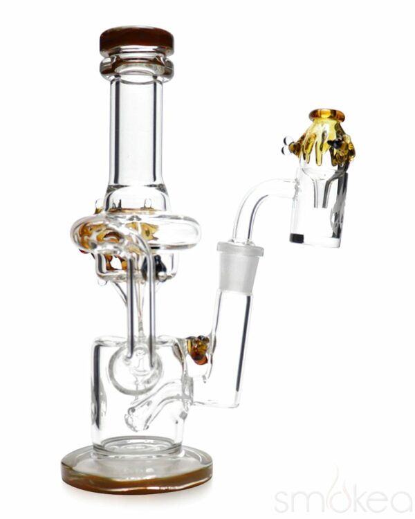 Shop Empire Glassworks Mini Save the Bees Recycler Rig in australian