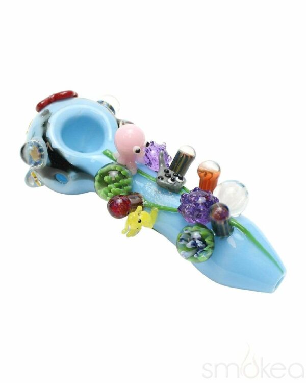 Shop Empire Glassworks Small Great Barrier Reef Spoon Pipe in australian