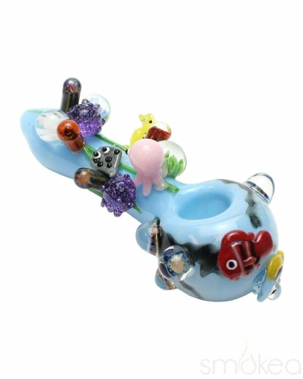 Shop Empire Glassworks Small Great Barrier Reef Spoon Pipe in australian