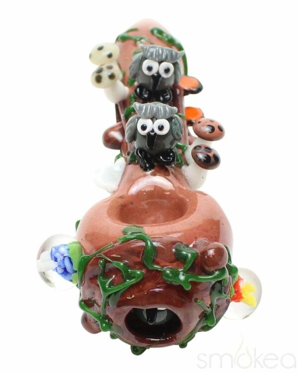 Shop Empire Glassworks Small Hootie's Forest Spoon Pipe in australian