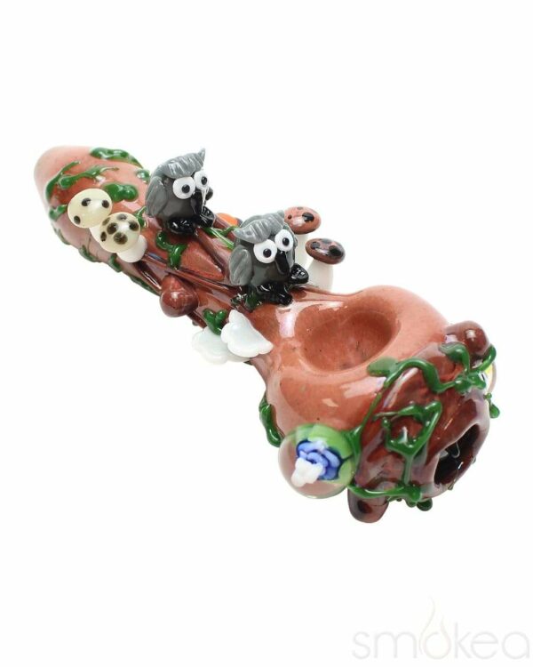 Shop Empire Glassworks Small Hootie's Forest Spoon Pipe in australian