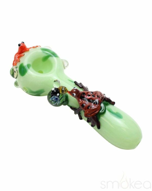 Shop Empire Glassworks Small Ribbit Spoon Pipe in australian