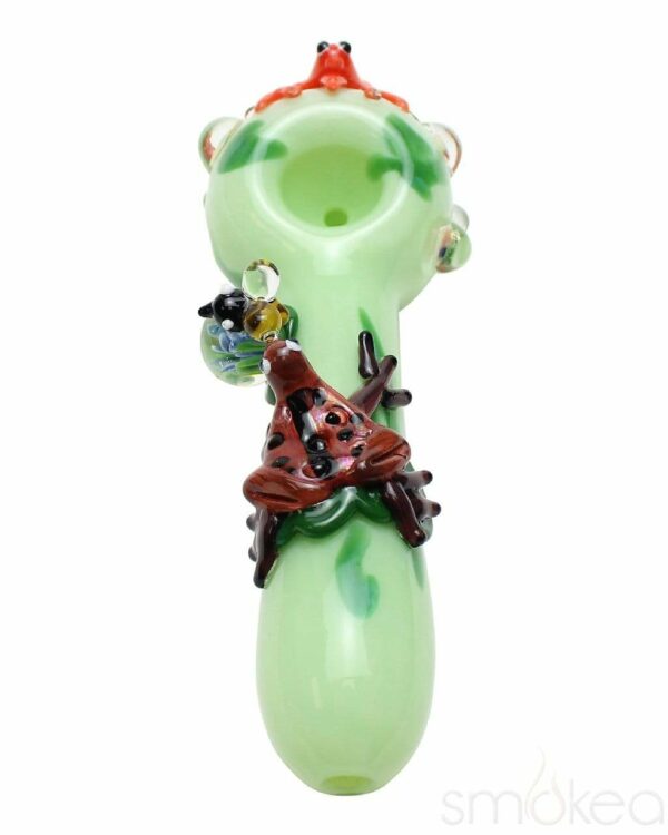 Shop Empire Glassworks Small Ribbit Spoon Pipe in australian