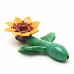 Shop Empire Glassworks Sunflower Sherlock Pipe in australian