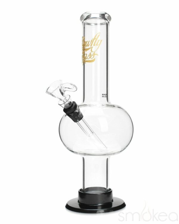 Shop Glowfly Glass 10" Bubble Bong w/ Removable Base in australian