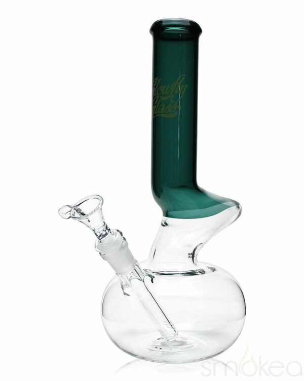 Shop Glowfly Glass 12" Color Zig Zag Bong in australian