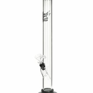 Shop Glowfly Glass 15" Straight Bong w/ Removable Base in australian