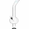 Shop Glowfly Glass 18" Bent Bubble Bong w/ Removable Base in australian