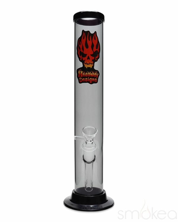 Shop Headway 12" Glass on Glass Straight Acrylic Bong in australian