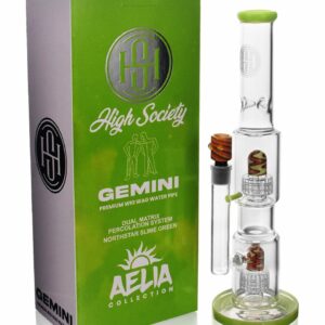 Shop High Society Gemini Bong in australian