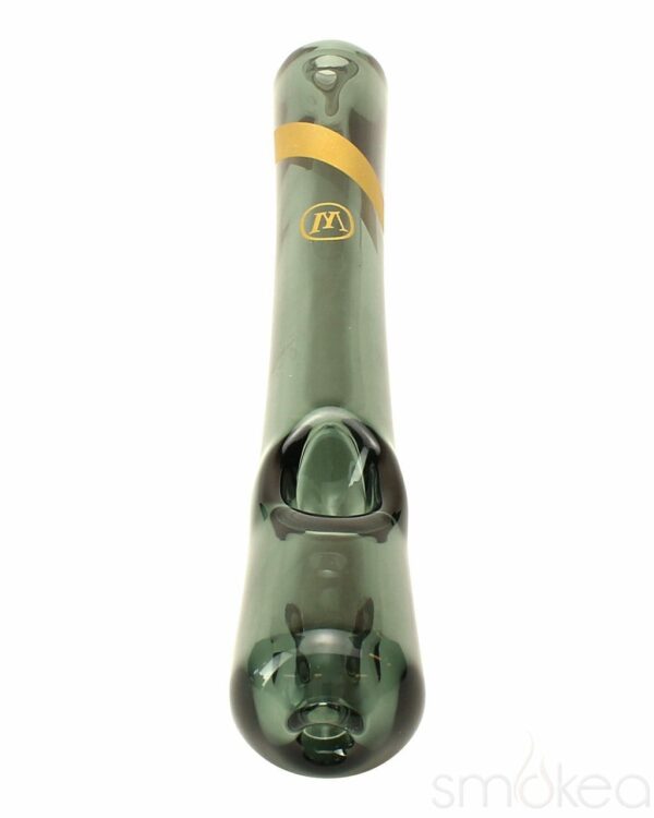 Shop Marley Natural Smoked Glass Steamroller Pipe in australian