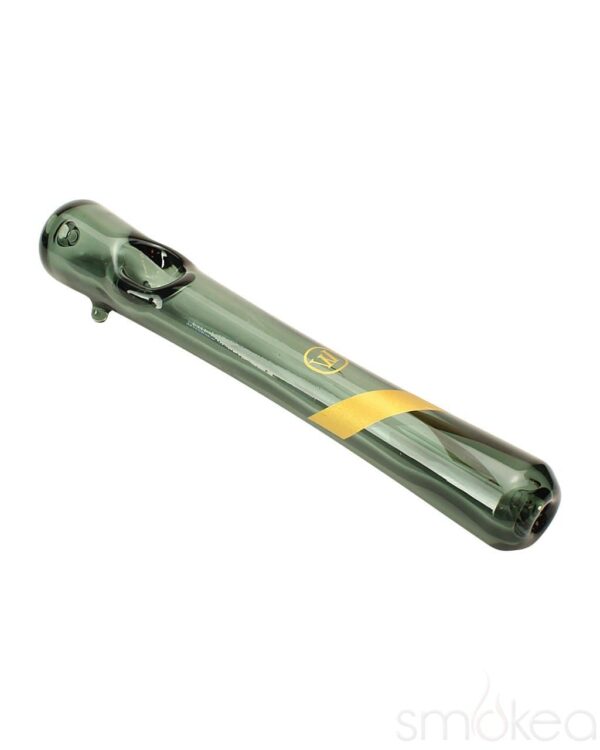 Shop Marley Natural Smoked Glass Steamroller Pipe in australian