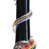 Shop Noble Glass Medium Rainbow Wrapped Soft Glass Bong in australian