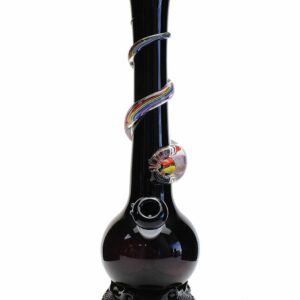 Shop Noble Glass Medium Rainbow Wrapped Soft Glass Bong in australian