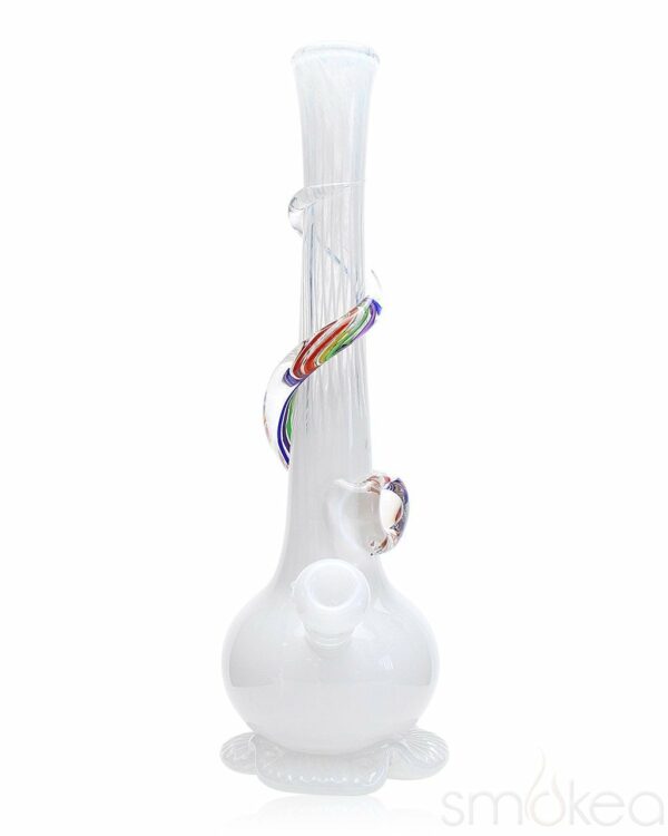 Shop Noble Glass Medium Rainbow Wrapped Soft Glass Bong in australian