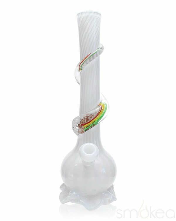 Shop Noble Glass Medium Rasta Wrapped Soft Glass Bong in australian