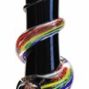 Shop Noble Glass Small Rainbow Wrapped Soft Glass Bong in australian