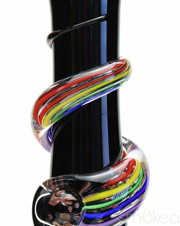 Shop Noble Glass Small Rainbow Wrapped Soft Glass Bong in australian