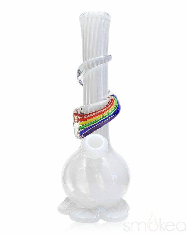 Shop Noble Glass Small Rainbow Wrapped Soft Glass Bong in australian