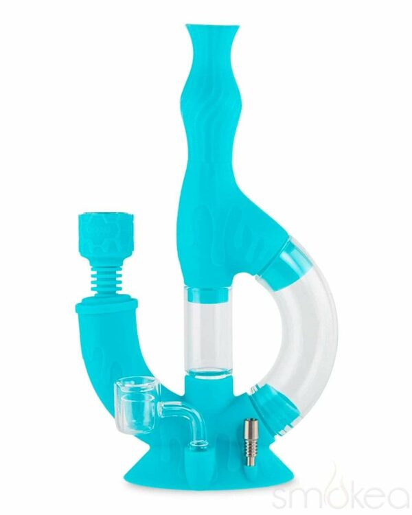 Shop Ooze Echo Silicone Water Pipe & Dab Straw in australian