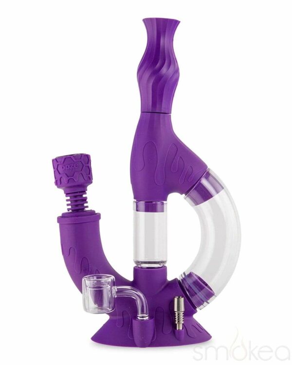 Shop Ooze Echo Silicone Water Pipe & Dab Straw in australian