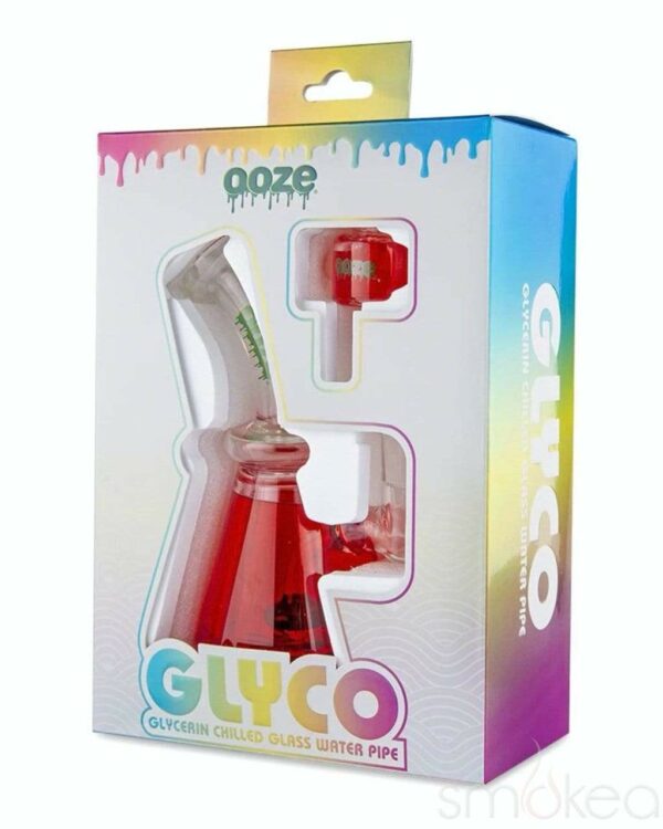 Shop Ooze Glyco Glycerin Chilled Glass Bong in australian