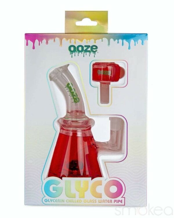 Shop Ooze Glyco Glycerin Chilled Glass Bong in australian