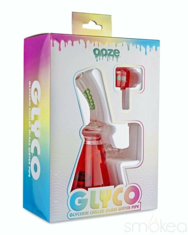 Shop Ooze Glyco Glycerin Chilled Glass Bong in australian