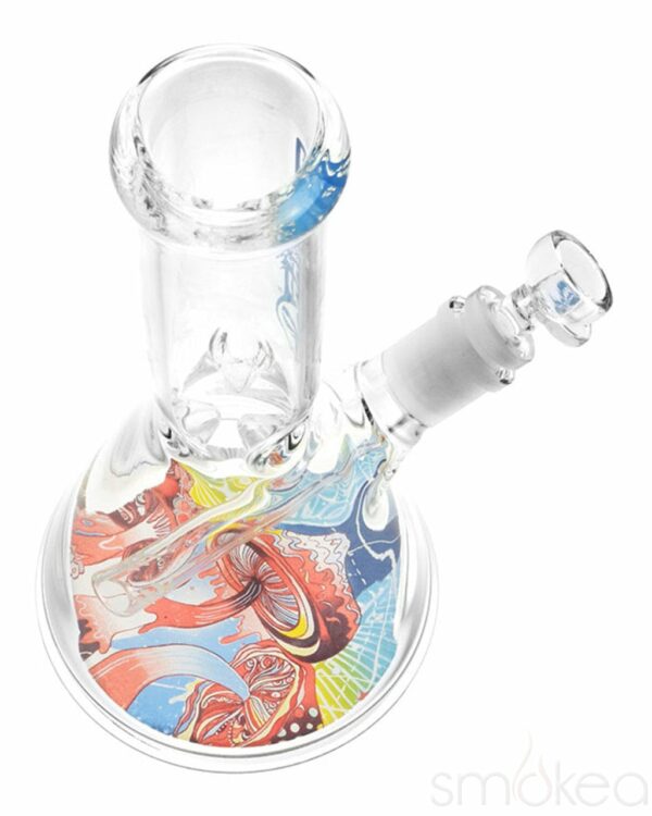 Shop Pulsar 10" Bottoms Up "Melting Shrooms" Bong in australian