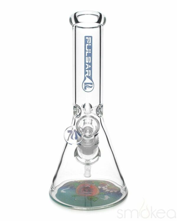 Shop Pulsar 10" Psychedelic Turtle Beaker Bong in australian