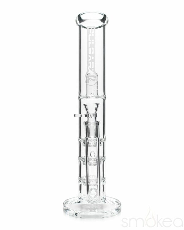 Shop Pulsar 14" Straight Triple Turbine Bong in australian