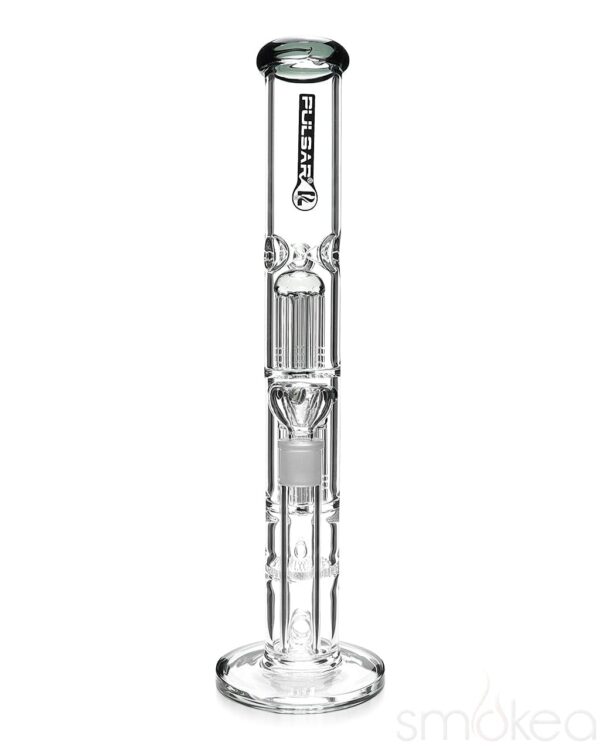 Shop Pulsar 16" Dual Jellyfish Straight Tube Bong in australian