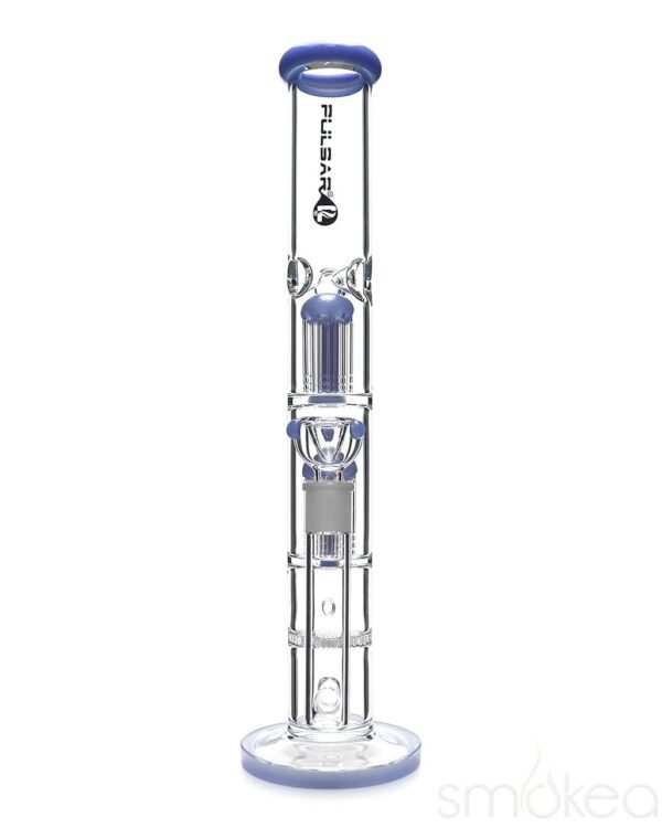 Shop Pulsar 16" Dual Jellyfish Straight Tube Bong in australian