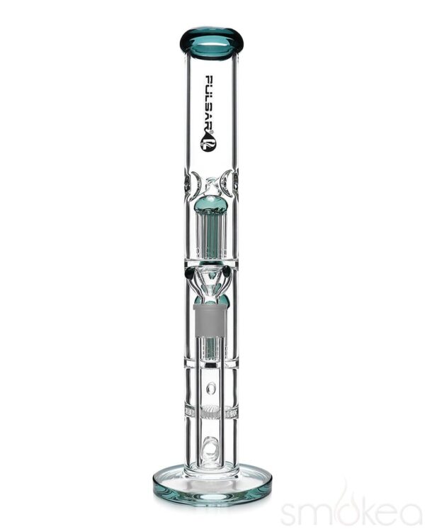 Shop Pulsar 16" Dual Jellyfish Straight Tube Bong in australian