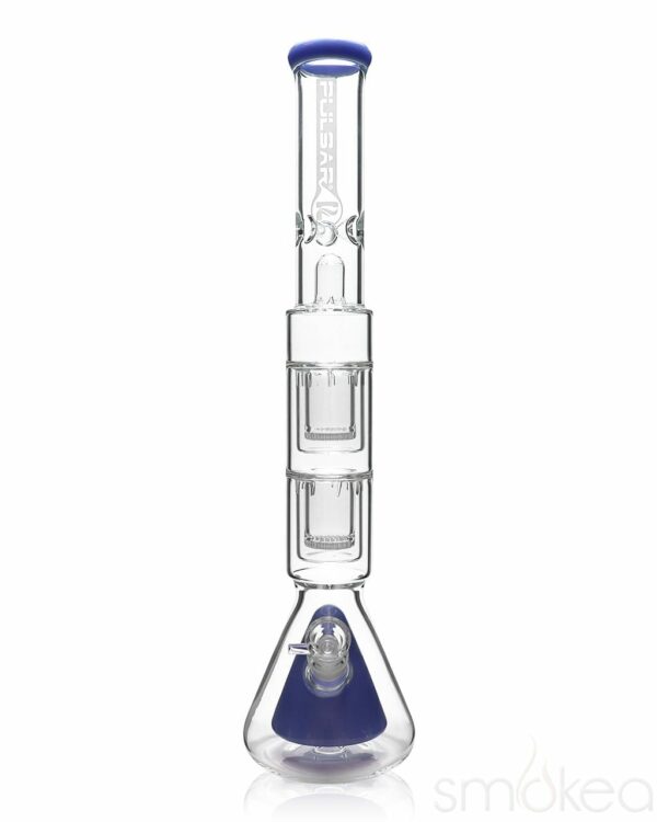 Shop Pulsar 21" Quad Perc Beaker Bong in australian