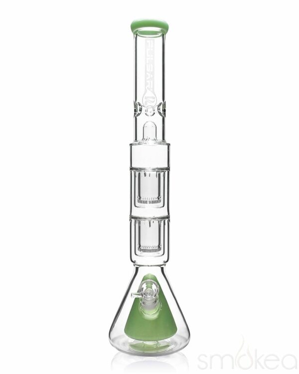 Shop Pulsar 21" Quad Perc Beaker Bong in australian