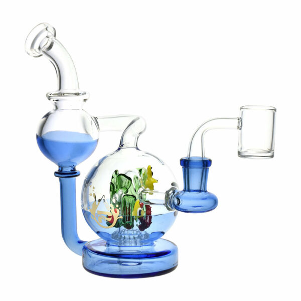 Shop Pulsar 7” Sea Globe Recycler Dab Rig in australian