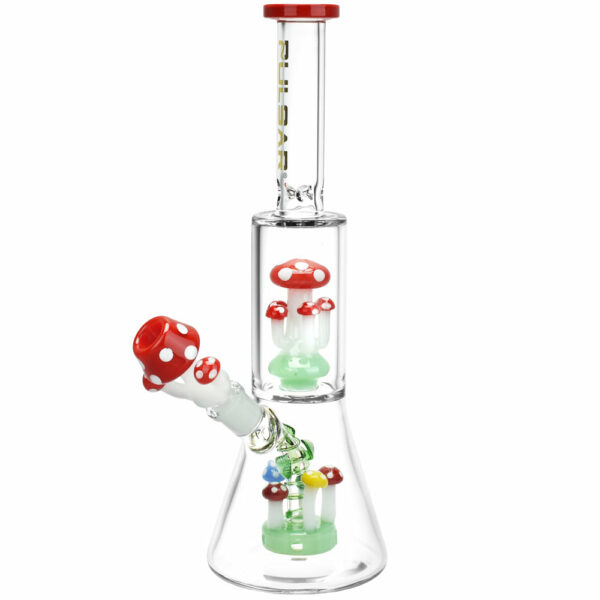 Shop Pulsar 11.75” Shroom Life Beaker Bong in australian