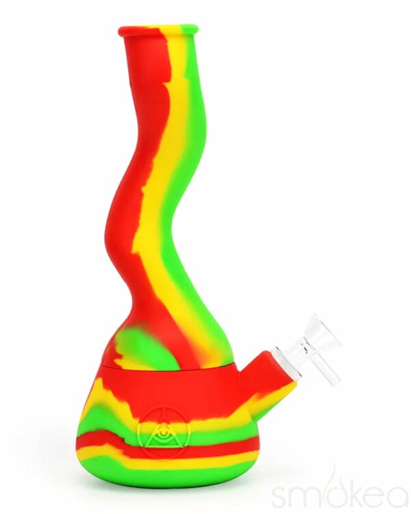 Shop Ritual 10" Wavy Silicone Beaker Bong in australian