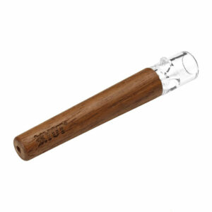 Shop RYOT 12mm Large Wood One Hitter Bat w/ Glass Tip in australian