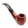 Shop Shire Pipes Bent Octagon Brandy Cherry Wood Pipe in australian