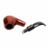 Shop Shire Pipes Bent Octagon Brandy Cherry Wood Pipe in australian